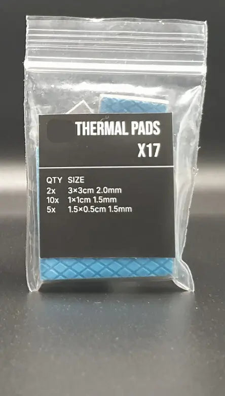 Premium Thermal Pad Set – X17 Piece Kit for High-Performance Cooling Delid Tool